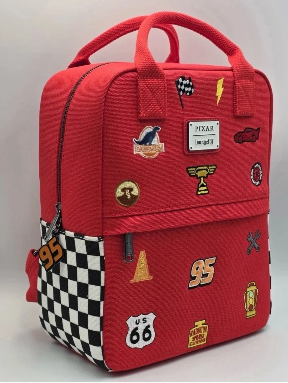 20 YEARS anniversary- Loungefly Red Lightning 95 McQueen Patchwork mini Backpack